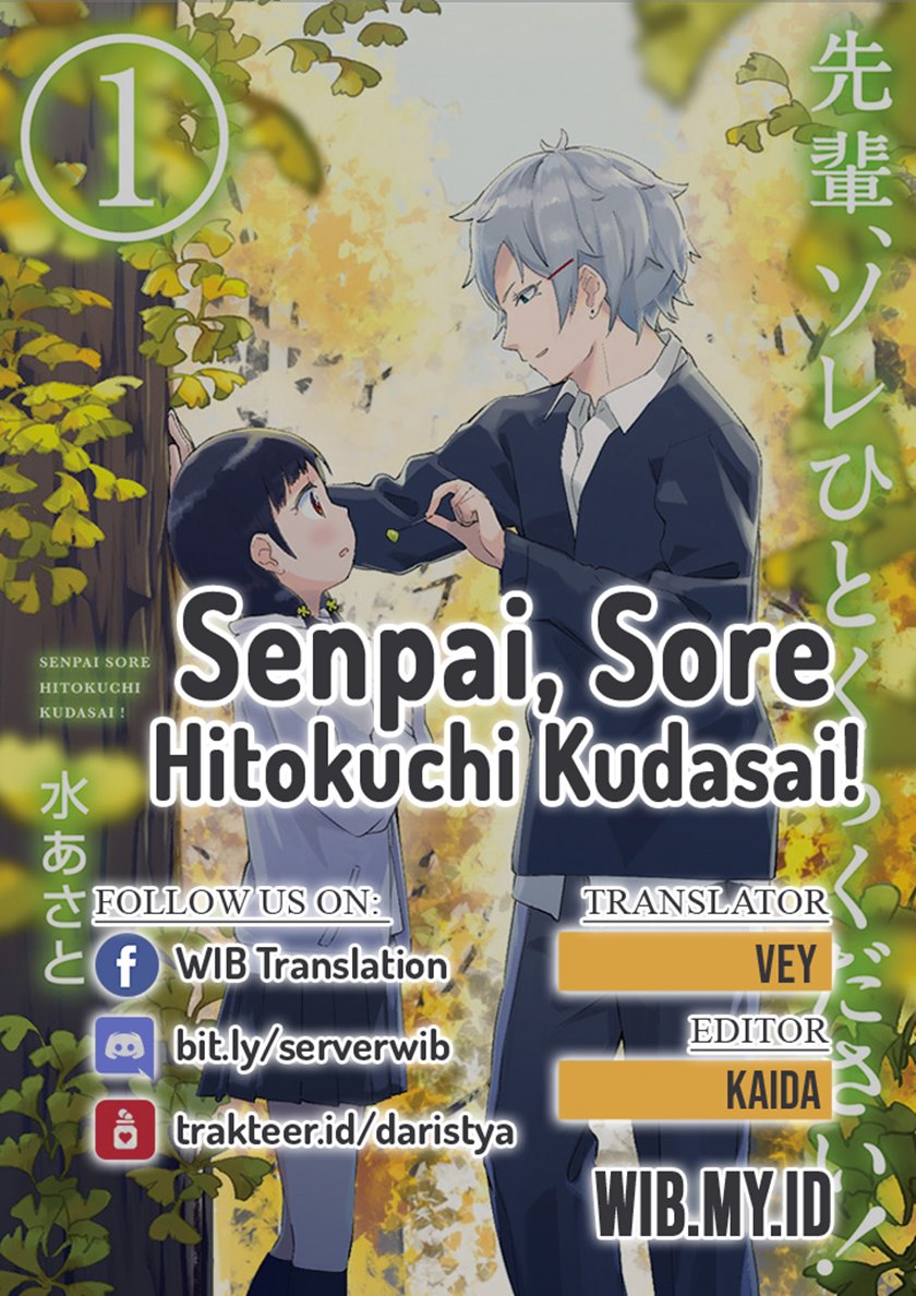 Senpai, Sore hitokuchi kudasai! Chapter 34 Gambar 1